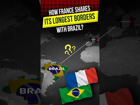 How Does France Share its Border with Brazil, Which is 11,000 km Away?