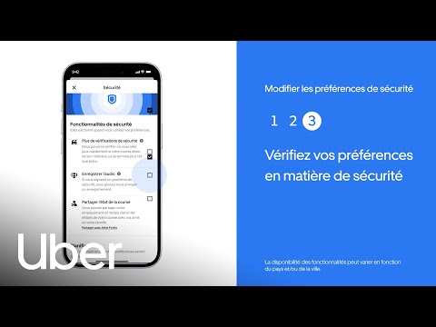 Comment configurer vos préférences de sécurité | Uber