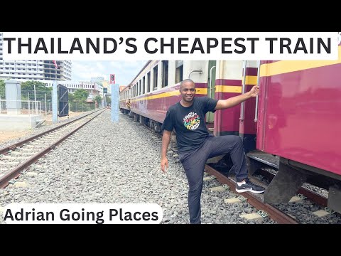 Cheapest Train From Thailand To Cambodia for 49 baht (1.40 USD) | Visa Border Run From Thailand