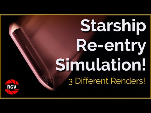 SpaceX Starship Re-Entry and Breakup: 3 Render Simulations!