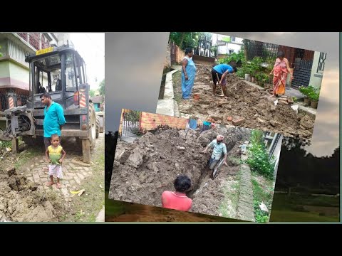 জলের পাইপ বসাতে গিয়ে রাস্তা চাষের জমি হয়ে গেছে। 😭😭😭😭