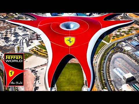 Ferrari World Abu Dhabi, Fastest Roller Coaster in the World (Full Tour & 4K Vlog)