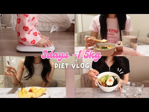 Diet ) 🔥3日間-1.5kg🔥短期間ダイエット | How I lost 1.5kg in 3days