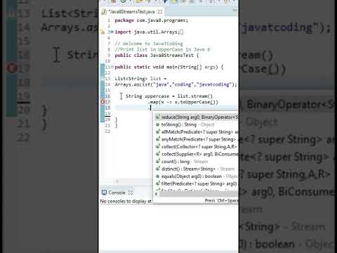 Convert lowercase List string to uppercase string in java 8 #shorts #youtubeshorts #shortsfeed