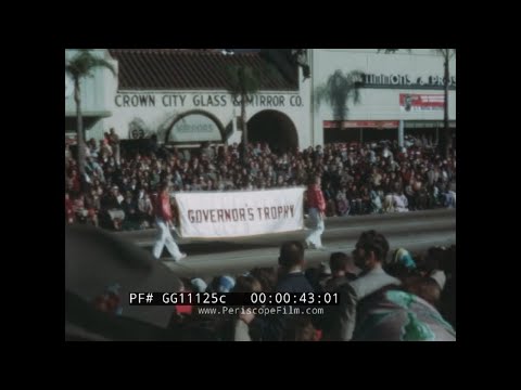 37TH ANNUAL TOURNAMENT OF ROSES PARADE   1951 PASADENA CALIFORNIA GG11125c