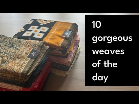 Detailed Video - 10 Gorgeous Weaves of the Day | Shop on www.fabk.in | Whatsapp : 7338872202