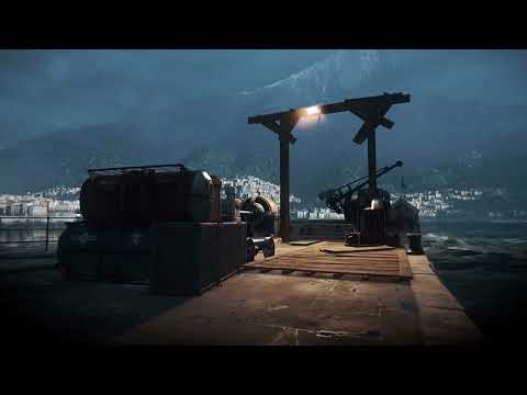 Dishonored 2 - Addermire Docks Ambiance (waves, foghorn, thunder, soft rain)