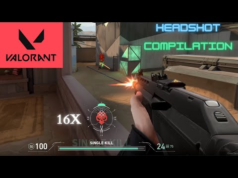 Valorant gameplay at max settings| Headshot compilation | Valorant TDM #valorant