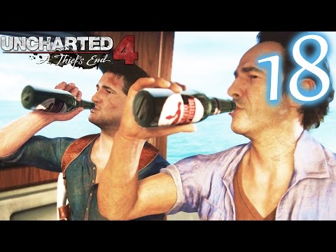 Uncharted 4 Walkthrough Gameplay (CRUSHING) | Part 18 - I'm on a Boat (Audio Commentary)