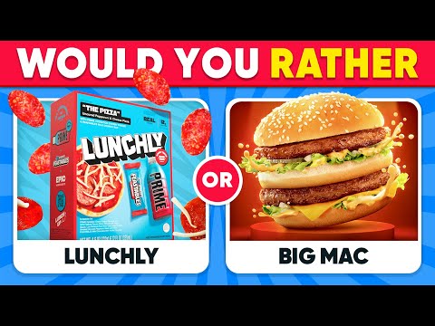 Would You Rather? Snacks & Fast Food Edition 🍔🍕🍗 Daily Quiz