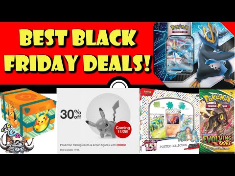 The BEST Pokémon TCG Black Friday Deals! Cheap Pokémon Cards! (Pokemon TCG News)