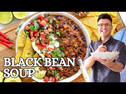 Healthy Easy Black Bean Soup That Wows