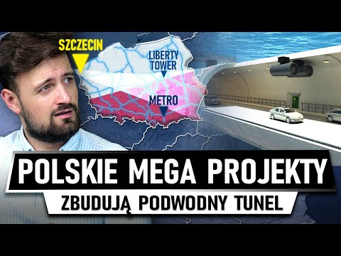 NOWE POLSKIE MEGAPROJEKTY - Największy PODWODNY TUNEL i METRO w KRAKOWIE