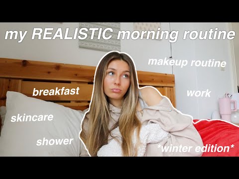 my REALISTIC winter morning routine *as an 18 year old not in school*