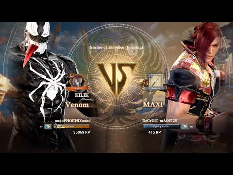 Soul Calibur VI Ranked Match - ooooPHOENIXoooo vs. (ReCrUiT mAiN725)