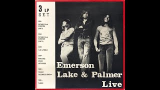 Emerson, Lake & Palmer -  1971 - 1972 - Live 3LP Box Set Live.