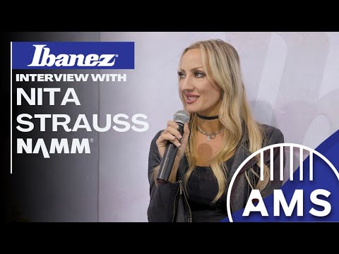 Nita Strauss Shows Off Her Dream Guitar the Ibanez JIVA 10 | NAMM 2025