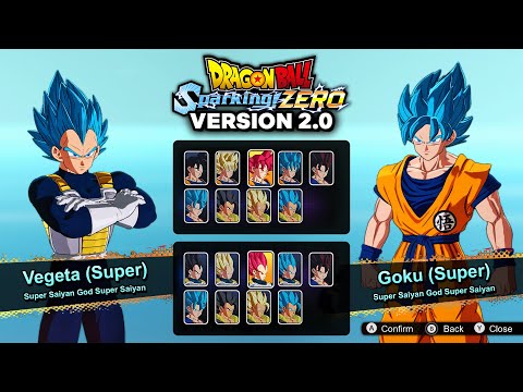 DRAGON BALL: Sparking! ZERO (Version 2.0) – Free Update First Look Gameplay & All New Features!