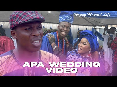 APANKUFOR OFFICIALLY WEDS HIS WIFE, AS HE WON THE DANCE FLOOR WITH HIS FUNNIEST DANCE STEPS