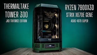 Thermaltake Tower 300 | #JKB Zelda Triforce PC Build | AMD #Ryzen 9 7900X3D | ASUS RTX 4070 SUPER