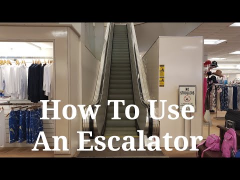 How To Use An Escalator w/ Safety Guildelines