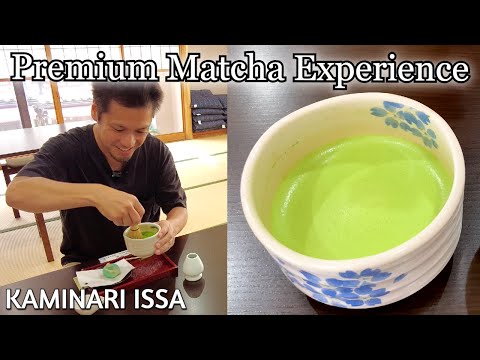 Premium Matcha Making experience at Kaminari Issa in Asakusa!