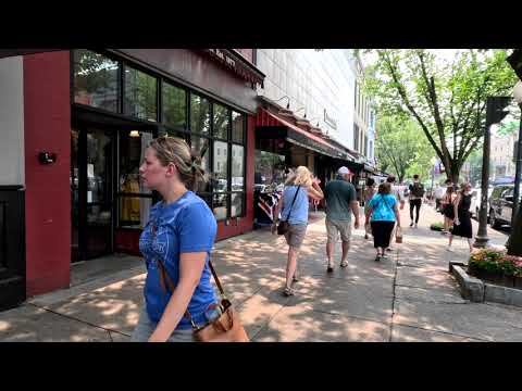 (4k) Broadway Walk - About Saratoga Springs, NY July 17th 2023 video 128