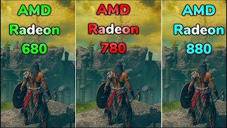 Comparison AMD Radeon 880m vs 780m vs 680m  ❗ test in 8 games