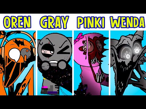 FNF Vs Pibby Pink Eye // Full Story Part 1 Incredibox Sprunki Friday Night Funkin'