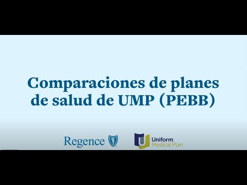 UMP (PEBB) plan comparisons for 2025 (Spanish)