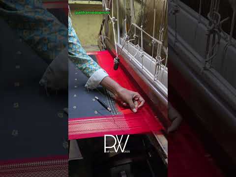 Making of Pure Silk Paithani Sarees #paithani #traditional #silk #making #artist #designer