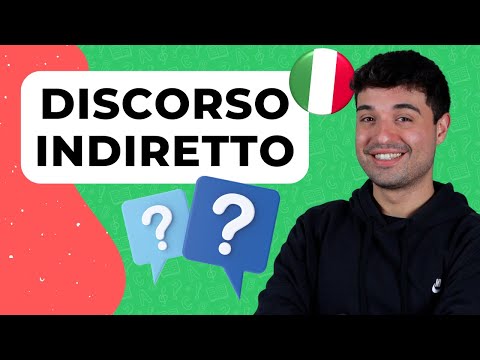 How to use INDIRECT SPEECH in Italian (learn Italian online)