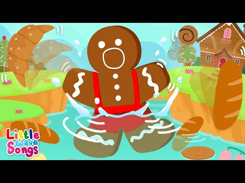 London Bridge Falling Down with Gingerbread Man | Nursery Rhymes | Little Wave Songs - Baby Coco