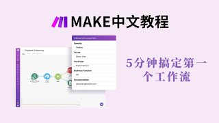 Make中文教程：5分钟搞定第一个工作流