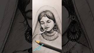 Drawing Video Pencil Sketch On Paper😯😯 #art #drawing #girlpencilsketch #artwork #girlsketch #sketch