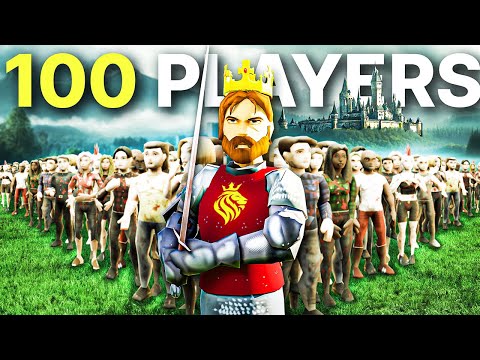 100 Players Simulate Medieval War in Project Zomboid