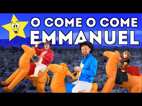 O Come O Come Emmanuel ⭐️ We Three Kings 👑 Christmas Songs for Kids!