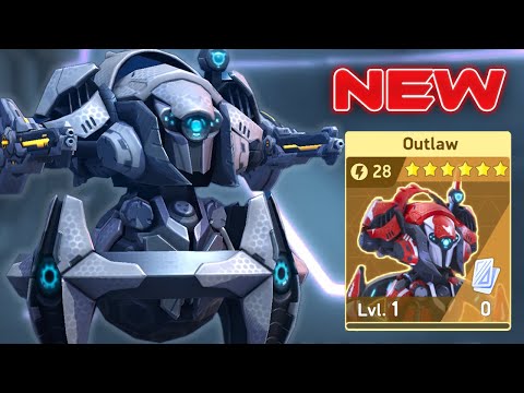 Outlaw First Try! 5v5 DM Battle! Tetra Rifle the Live Server! This Combo Is Insane! 😱💥 Mech Arena