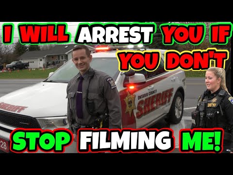 I'LL ARREST YOU FOR FILMING COPS!