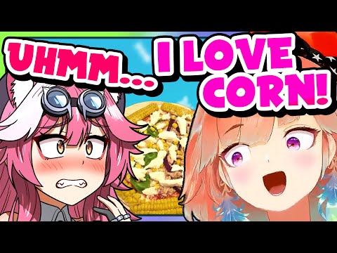 Raora's heart can't handle Kiara's corn cob pizza