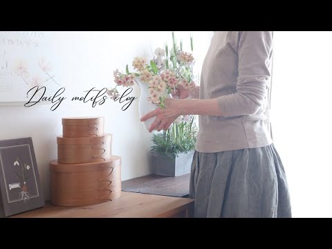 |My atelier|60s lifestyle|Senior life|60s|Couple meal for two|#60s #senior life #vlog  #embroidery