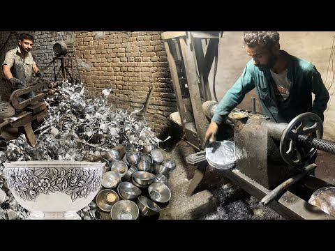 Wonderful Making Process Of Silver Bowl at Factory