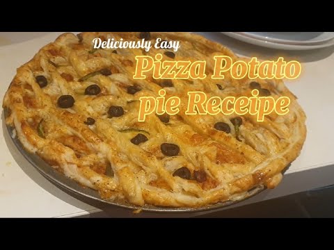 Deliciously Easy Pizza Potato cheese Pie Recipe | Quick & Tasty Homemade Pizza!