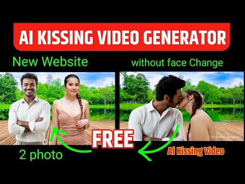 😁 Free AI Kissing Video Generator | 2 Photo Kissing Videos 👍 | AI Kissing Video Kaise Banaye 2025