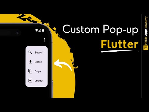 Custom Popup | FLUTTER Tutorial