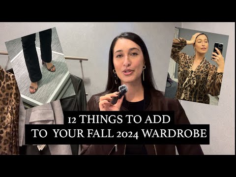 12 THINGS TO ADD TO YOUR WARDROBE FOR FALL