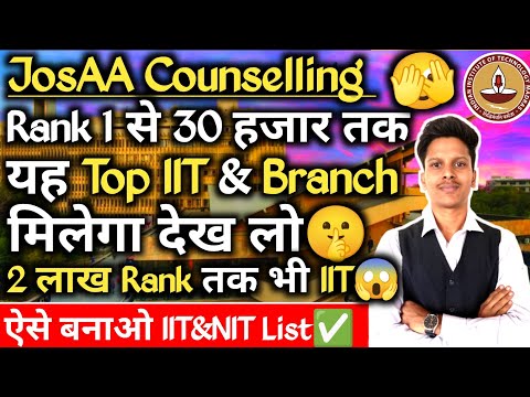 ✅ Josaa Counselling Procedure 2024 | Registration | Jee Advanced Cut Off For iit | iit Cut Off 2024🔥