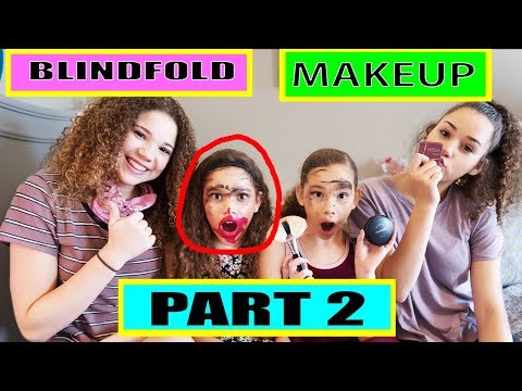 BLINDFOLDED MAKEUP CHALLENGE PART 2