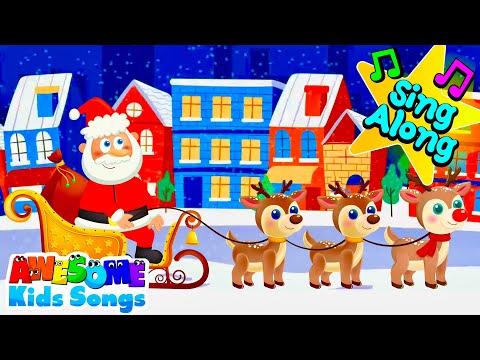 Sing Along to Santa Claus Is Coming to Town - Christmas Song for Kids! #AwesomeKidsSongs