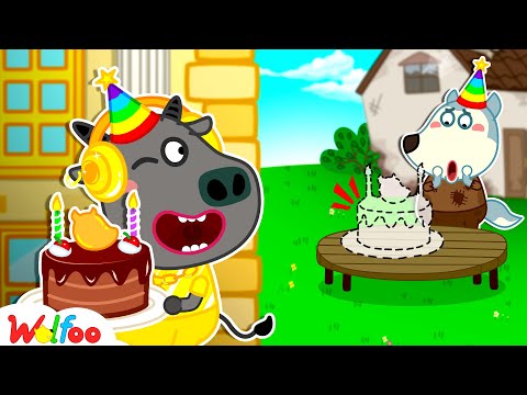 Who Stole the Birthday Cake 🎂  Kids Stories About Rich vs Broke + More | Wolfoo Channel